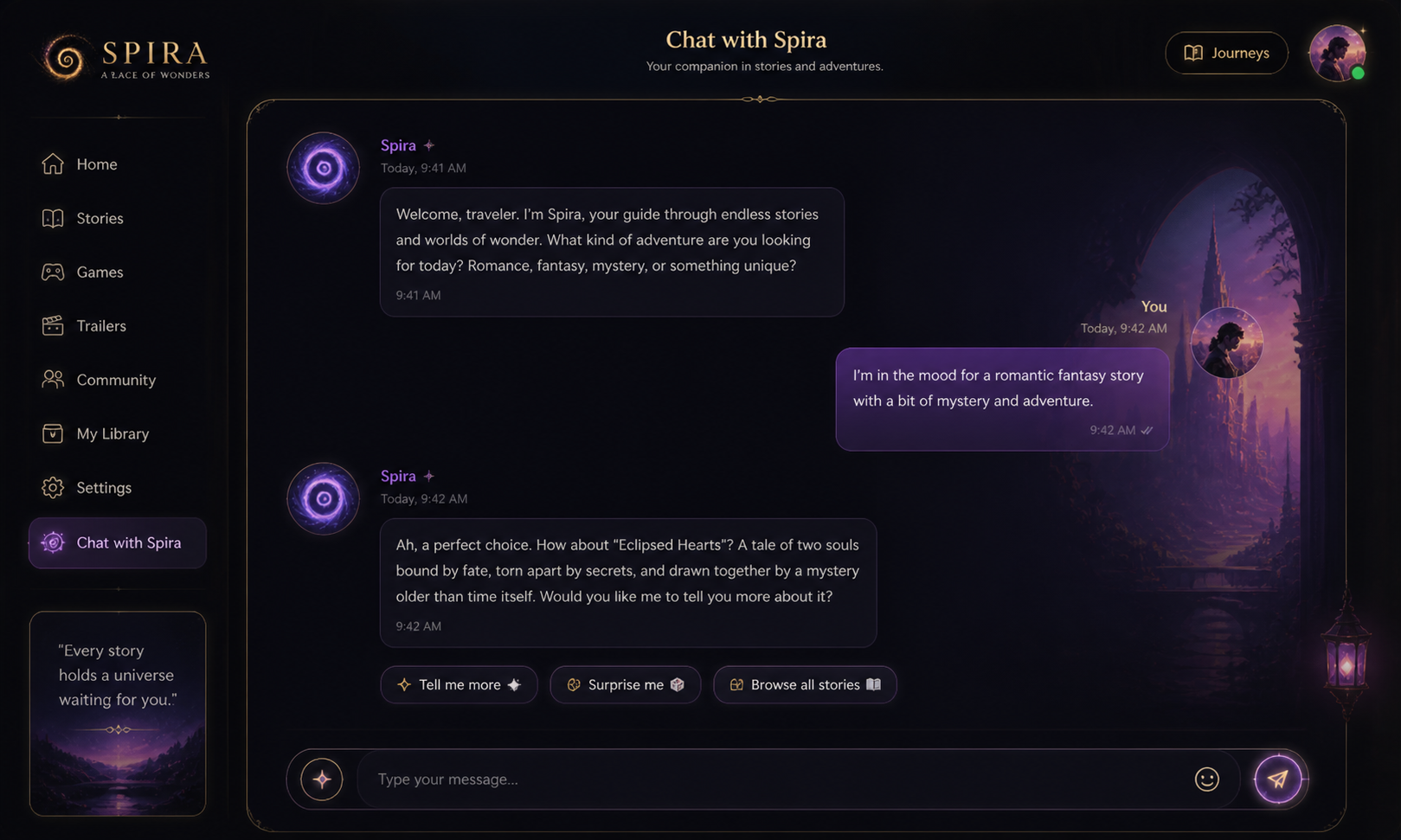 Chat with Spira